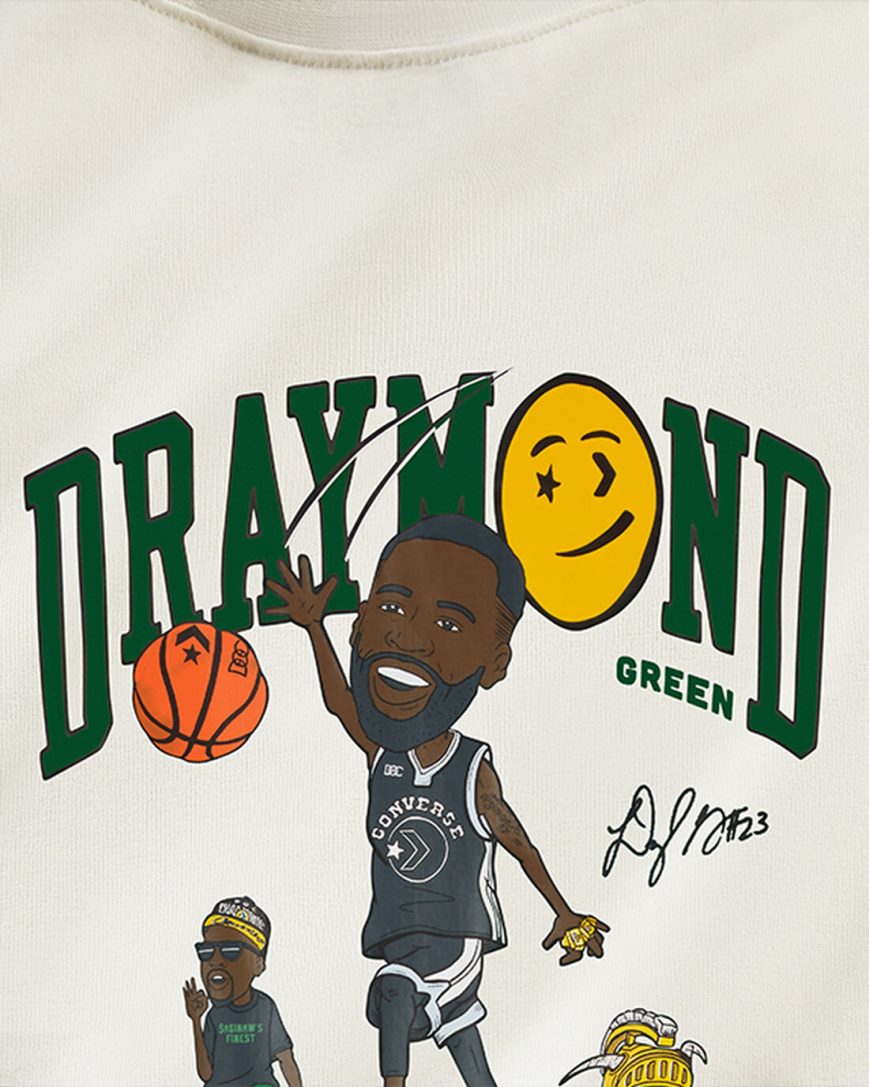 T-Shirts Barbati Converse Draymond Green Player Bej | RO CAWQI419